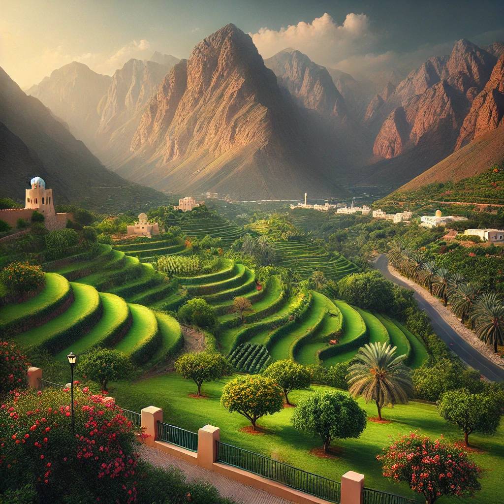 کوه اخضر در تور عمان