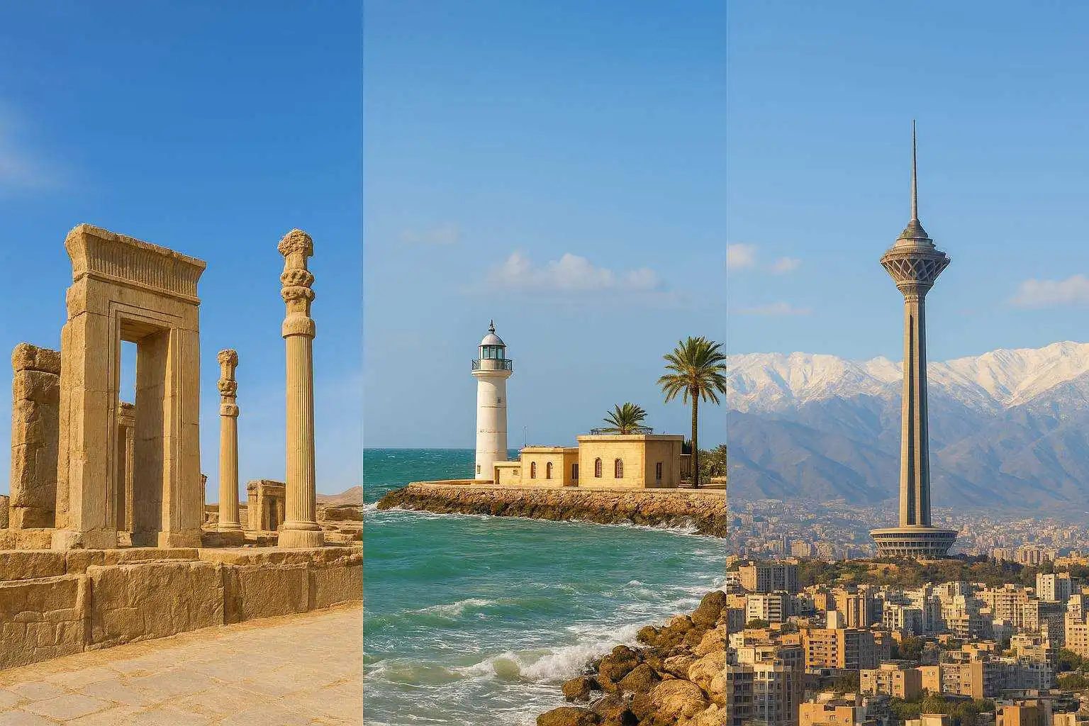 تور ترکیبی شیراز بوشهر تهران